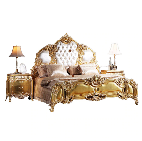 Luxury Wooden Carving Bed
